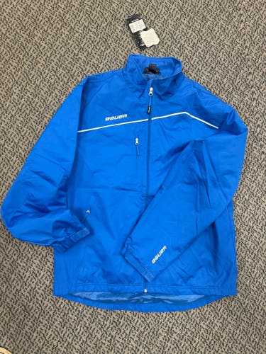 Blue Adult Unisex Large Team Bauer Jacket (New)