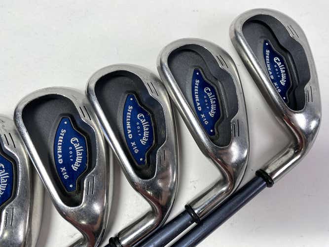 Callaway X-16 Iron Set 3-PW System CW75 Regular Graphite Mens RH