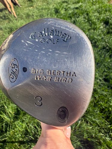 Women's Callaway Big Bertha Warbird Right Handed Fairway Wood Ladies Flex 3 Wood (Used)