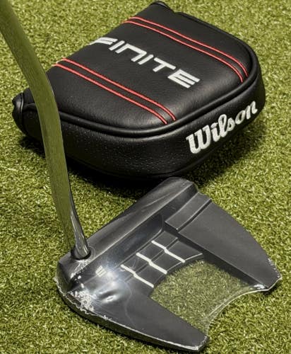 Wilson Infinte Bucktown Mallet Putter Right Hand 35" Inch w/ Headcover NEW