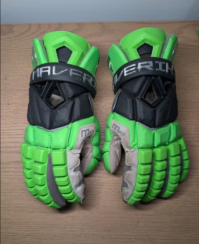 True Maverik Max Lacrosse Gloves (Used)