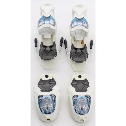 Marker M 7.0 Flat Junior Ski Bindings 74mm Brake / 2 - 7 DIN Range - Used