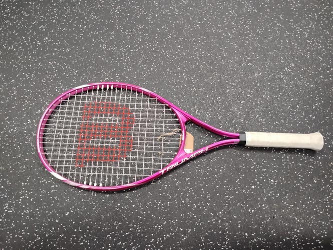 Used Wilson TRIUMPH Adult Tennis Racquet Pink 4 1/4" 11849-S000043505