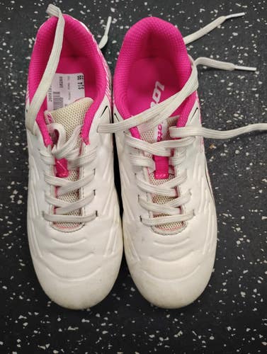 Used Lotto ROMA 700 Soccer Cleats White Youth 13.0 11849-S000043495