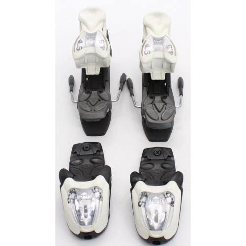 Marker M 4.5 Flat Kids Ski Bindings 74mm Brake / 0.75 - 4.50 DIN Range - Used