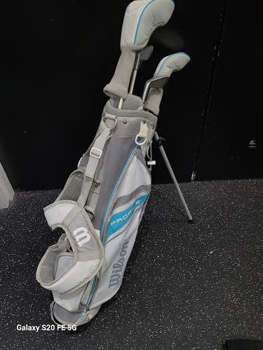Used Wilson PROFILE Jr Package Set RH Grey 9 Piece 11849-S000043467