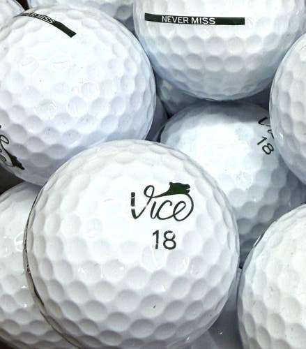 Vice Never Miss....3 Near Mint AAAA Used Golf Balls...Limited Edition