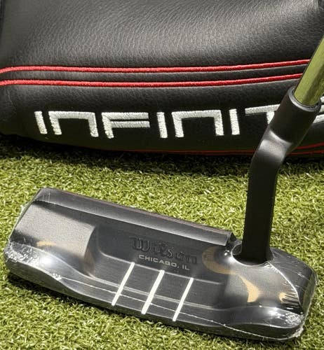 Wilson Infinte Windy City Blade Putter LEFT Hand 34" Inch w/ Headcover LH NEW