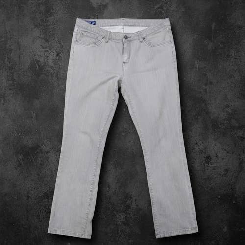 Patagonia Organic Cotton Stretch Jeans Womens 31 Grey Straight Leg Gorpcore