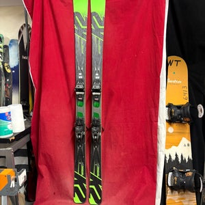 Skis:  K2 iKonic 80 all-mountain skis, 177cm. 
Bindings: Marker 
Binding Range: 257-380mm
80waist, 1