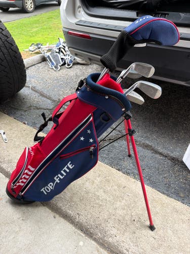 Junior Top Flite Junior Clubs (Full Set) Right Handed Regular Flex (Used)