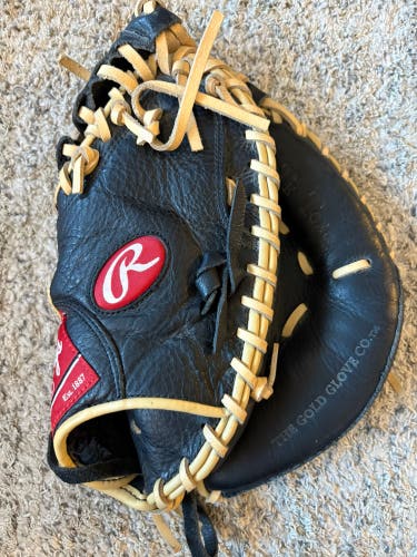 Black Rawlings Select Pro Lite RH Catcher's Baseball Glove 32" (Used)