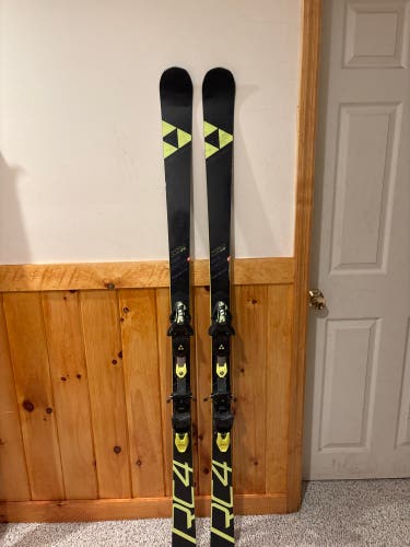 Fischer RC4 GS 165 cm Skis With Bindings (Used)