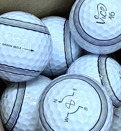 Vice- Green Mile....3 Near Mint AAAA Used Golf Balls...Limited Edition