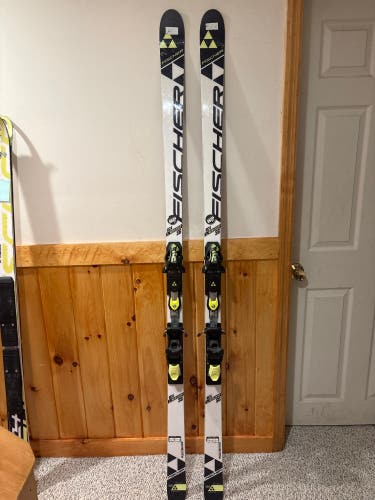 Fischer RC4 WC SG 188 cm Skis With Bindings (Used)