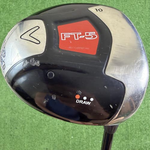 Callaway FT-5 Driver Draw 10 Fujikura Fit-On 150 Regular Flex 44.5