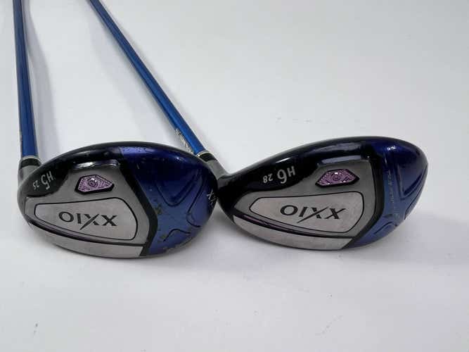 XXIO X 5 & 6 Hybrid Set 25* 28* MP1000 35g Ladies Graphite Womens RH