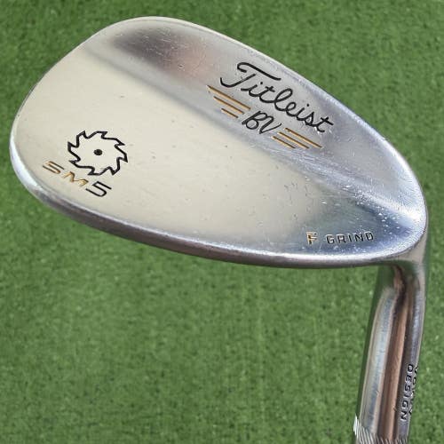 Titleist SM5 Vokey 56 14 Sand Wedge F Grind Steel Shaft 35.25