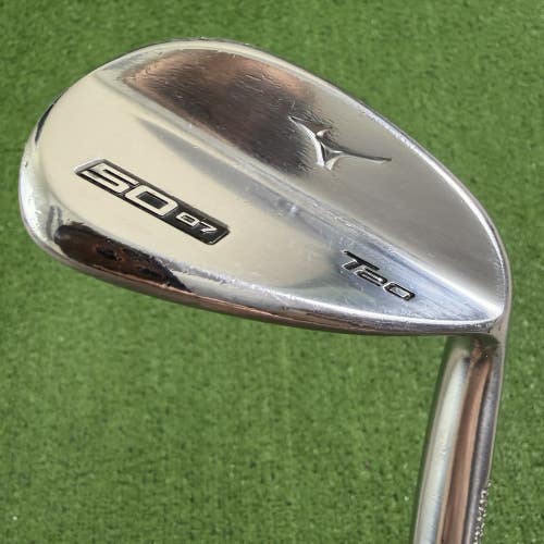 Mizuno T20 Satin Chrome Gap Wedge 50 07 Bounce KBS $ Taper 125 Stiff Flex 35.5