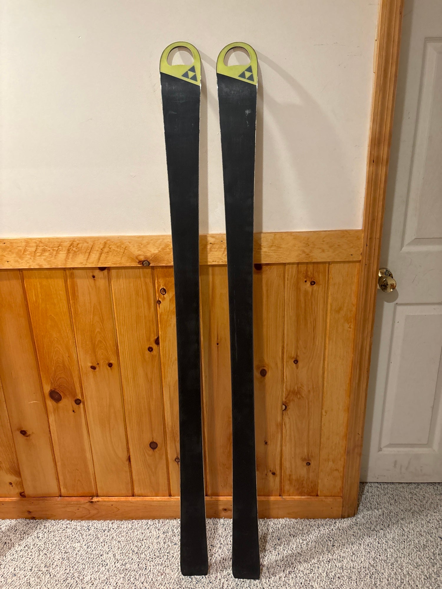 Fischer 155 cm GS Racing RC4 Skis With Bindings (Used
