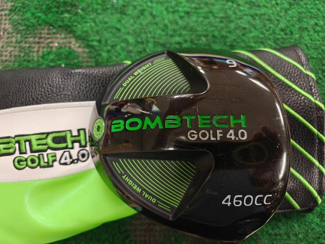 Bombtech Golf 4.0 460CC Stiff Flex Driver 9 Degree w Headcover