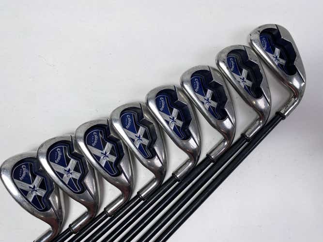 Callaway X-18 Iron Set 3-PW 75g Regular Graphite Mens RH +1/2''