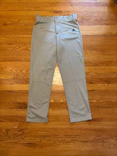 Gray Men's Medium Adult Adidas Game Pants (Used)