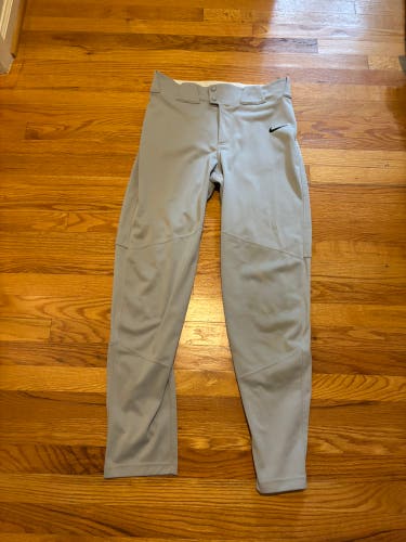Gray Men's Medium Adult Nike Game Pants (Used)