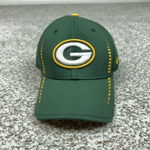 Green Bay Packers Hat Cap Flex Mens Medium NFL Football New Era 39THIRTY Sports