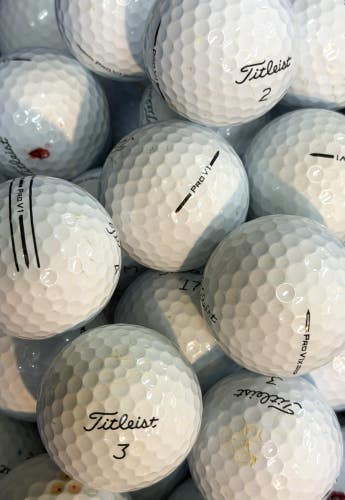 4 Dozen White Titleist Pro V1/ Pro V1X - Premium AAA- Great Value, Great Ball