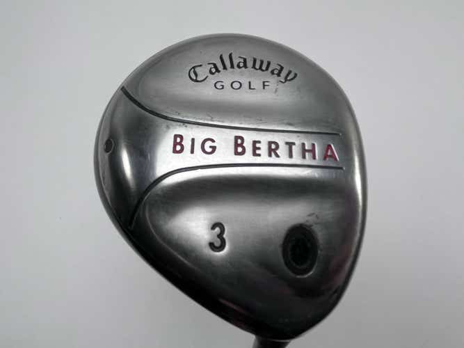 Callaway Big Bertha 2004 3 Fairway Wood 15* Mitsubishi Rayon Bassara F 53x5ct