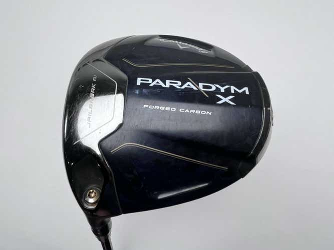 LEFTY Callaway Paradym X Driver 10.5* HZRDUS RDX Smoke 6.0 Black 60g Stiff LH