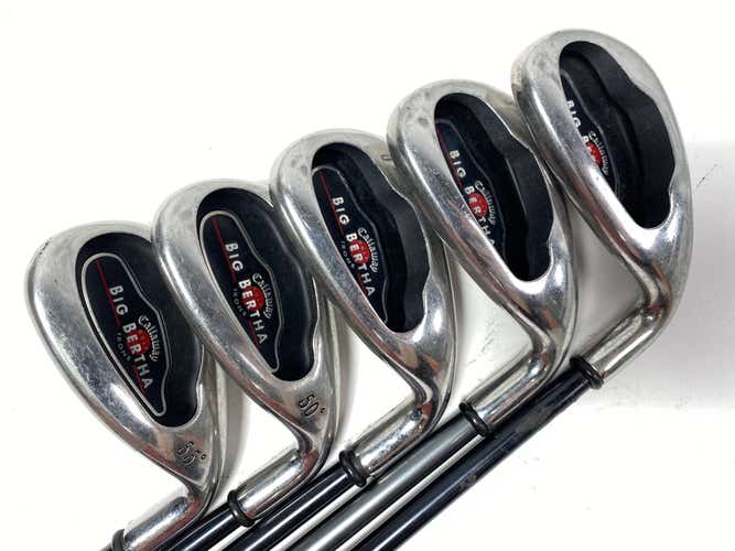 Callaway Big Bertha 2002 Iron Set 8-PW+GW+SW RCH 75 Regular RH