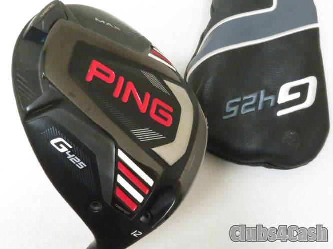 PING G425 Max Driver 12 Alta CB 55 Slate SR-Flex SENIOR +Cover  Paint-Filled