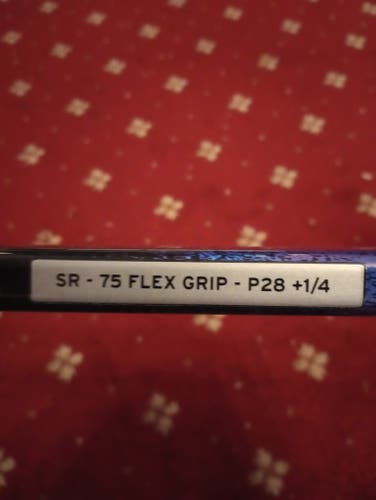 Senior CCM Ribcor Trigger 10 Pro Left Hand Hockey Stick P28+1/4 75 Flex (New)