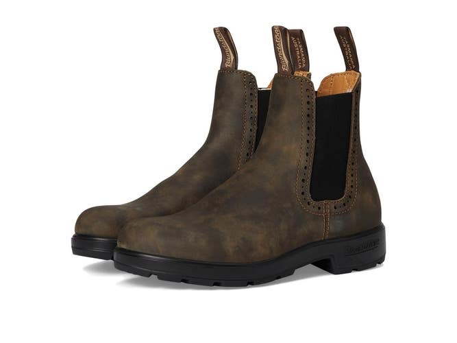 Blundstone BL1351 Boots Women's 10 B Rustic Brown Leather Ankle Chelsea ZOGG3550