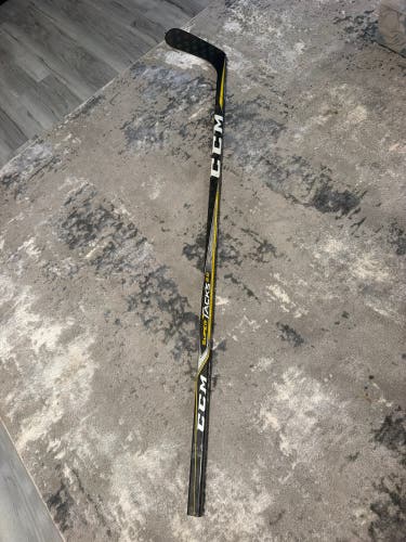 Senior CCM Super Tacks 2.0 Left Hand Hockey Stick P90 75 Flex slightly used.