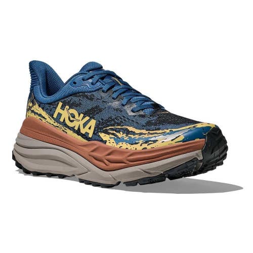 Hoka One One Stinson 7 1141530-FDM Men's 12 D Blue Trail Running Shoes ZOGG3486