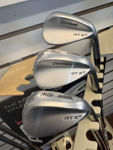 New 2026 Cleveland RTZ 2 52 , 56 , 60 Mid Wedge Set 10 Bounce Tour Issue Spinner