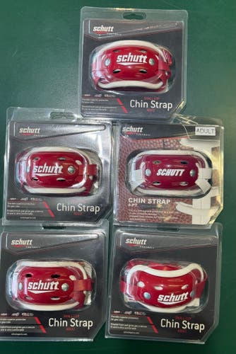Schutt Chin Strap Package Deal - 5 pack