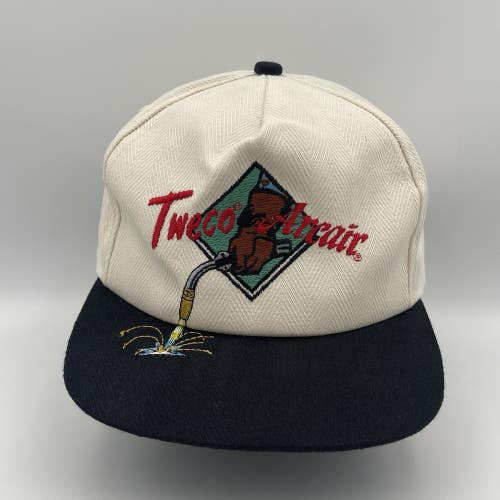 Vintage Tweco Arcair Arc Metal Welding Snapback Hat K-Products Embroidered Cap