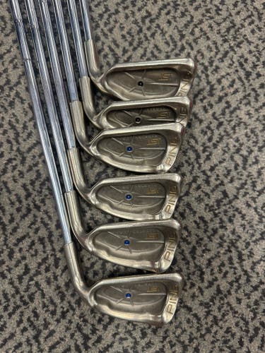 Men's Ping ISI Right Handed Iron Set (Used) Blue Dot