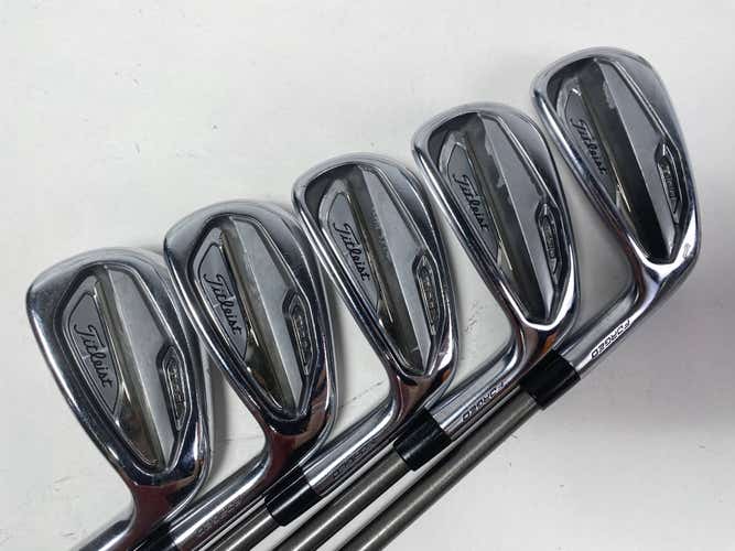 Titleist T100 Iron Set 5-9 AeroTech SteelFiber i80 Stiff Graphite Mens RH