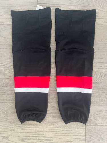 Black Senior Large Premium Socks (Used)