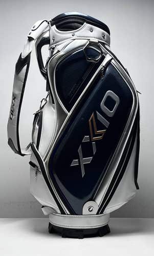 XXIO Caddie Cart Bag White 5-Way Divide Single Strap Golf Bag - NO PANEL