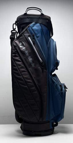 TaylorMade Lightweight Cart Bag Blue 14-Way Divide Single Strap Golf Bag