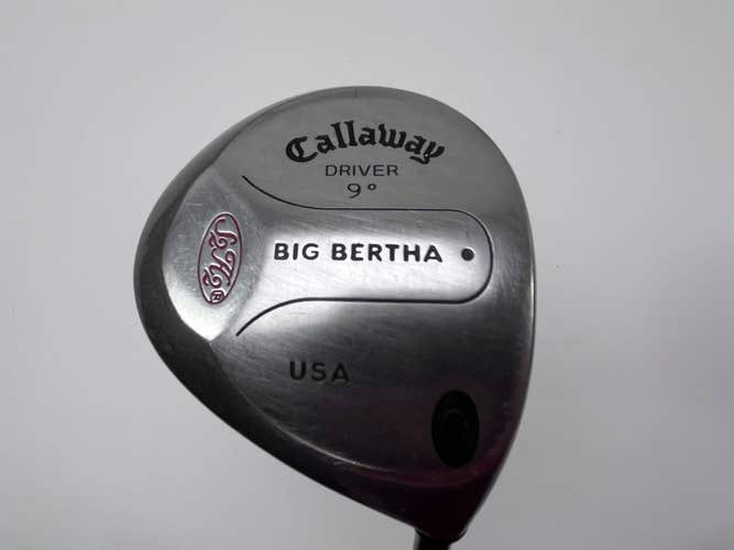 Callaway Big Bertha Driver 9* RCH 60 Firm Graphite Mens RH