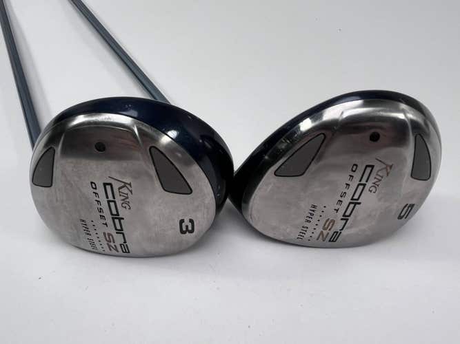Cobra SZ 3 & 5 Fairway Wood Set 15* 18* Aldila HM Tour 50g Ladies RH