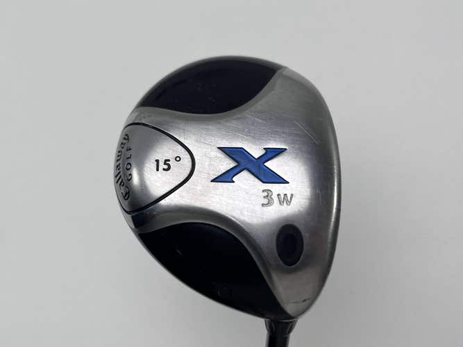 Callaway X 3 Fairway Wood 15* Fujikura Stiff Graphite Mens RH