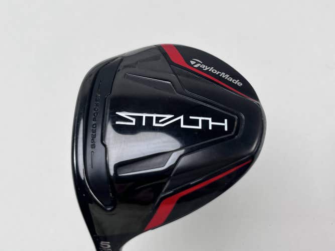 LEFTY TaylorMade Stealth 5 Fairway Wood 18* Fujikura Atmos Red 5R Regular LH